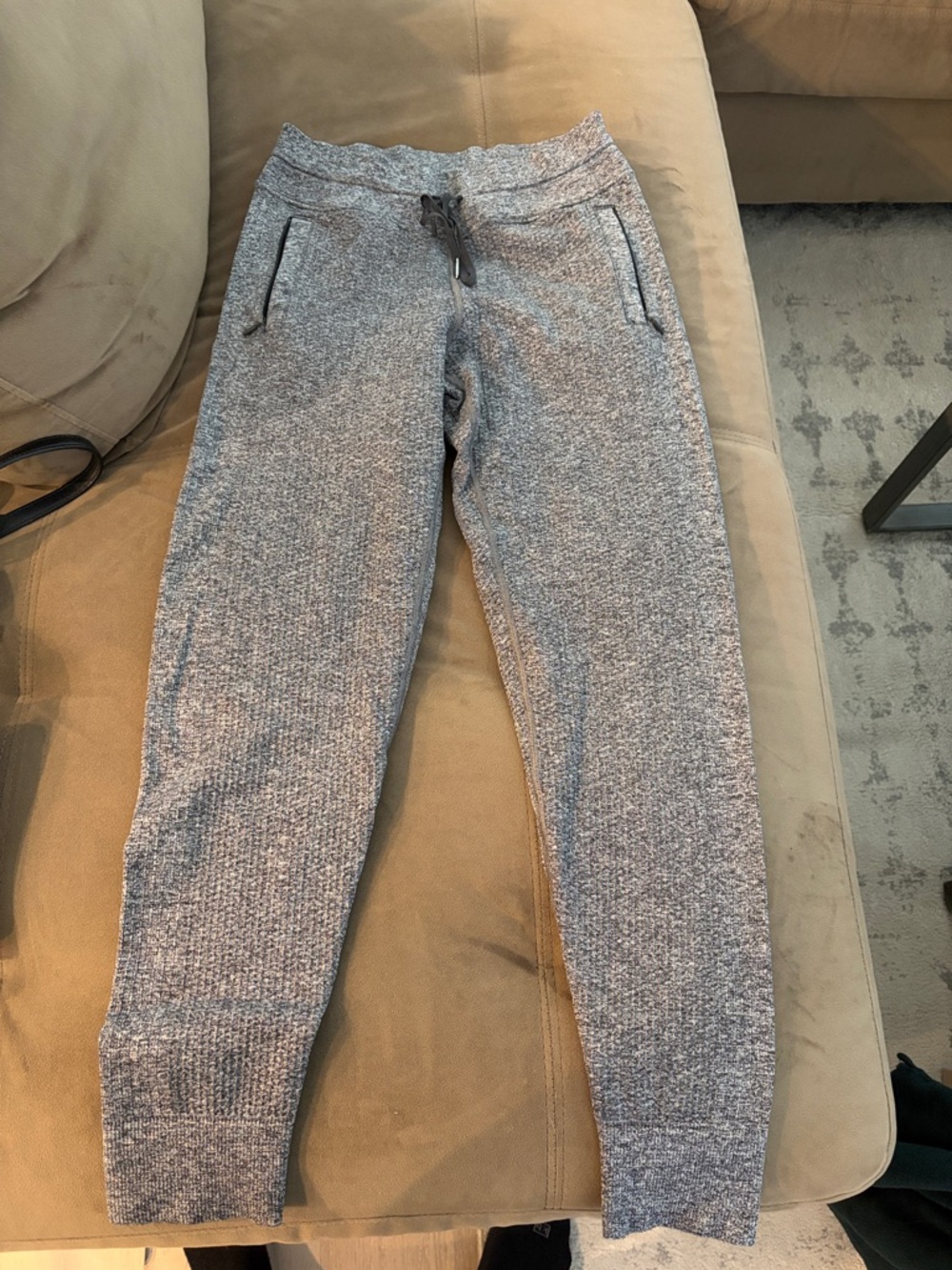 lululemon athletica Heathered Gray Jogger Pants